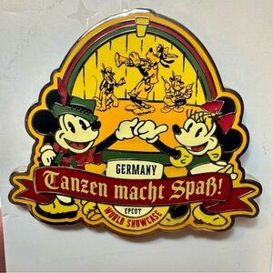 NWT. Disney Germany 2024 Disney Parks Epcot World Showcase Pin.